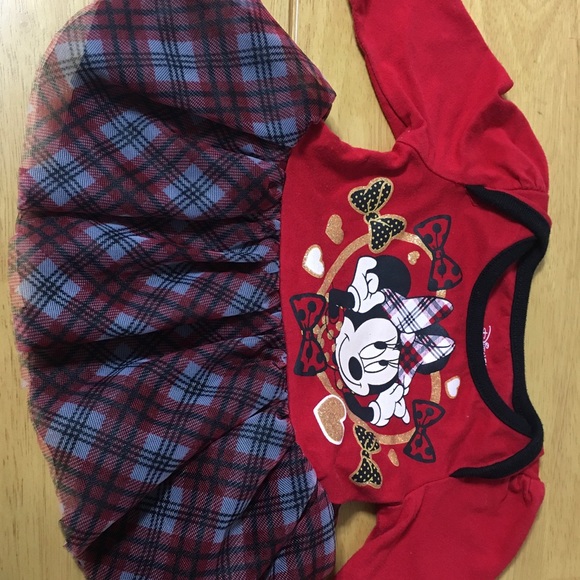 Minnie Mouse 0-3 Month Baby Girl Shirts Pack of 3 - Picture 5 of 8